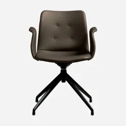 Bent Hansen Primum Armstol Sort Stel Zenso 230 Læder^ Stue|Kontor