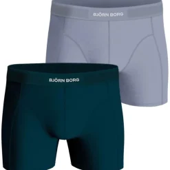 Björn Borg Underwear Björn Borg Lyocell Boxer 2-Pack Boxershorts Blå / Lys Blå^ Underdele