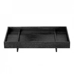 Blomus Abento Tray Black Large^ Skåle & Bakker