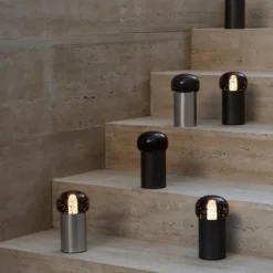 Blomus Iris Mobile LED Lamp Gun Metal^ Bordlamper