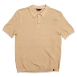 Blue De Gênes Blue De Génes Filo Knit Polo Khaki^ Overdele