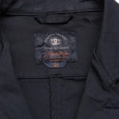 Blue De Gênes Blue De Génes Gabbiano Dobby Blazer Dark Navy^ Overdele