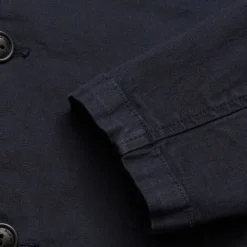 Blue De Gênes Blue De Génes Gabbiano Dobby Blazer Dark Navy^ Overdele