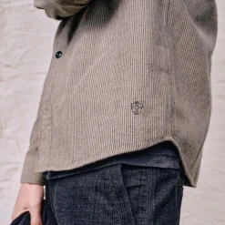 Blue De Gênes Ginotto Oregon Shirt Pebble Beige^ Overdele