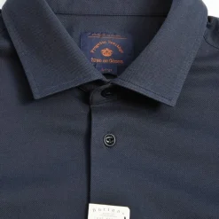 Blue De Gênes Luccio Dry Shirt Navy^ Overdele