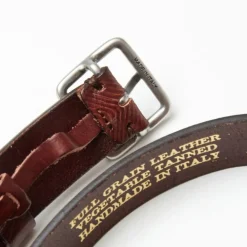 Blue De Gênes Blue De Génes Pento Belt Brown^ Accessories