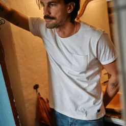 Blue De Gênes Sagi Nuovo T-Shirt White^ Overdele