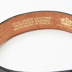 Blue De Gênes Blue De Génes Tino Belt Brown Stripe^ Accessories