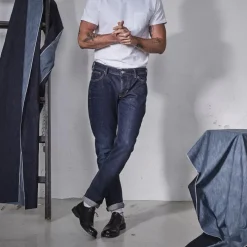 Blue De Gênes Vinci Pala Dark Jeans^ Underdele