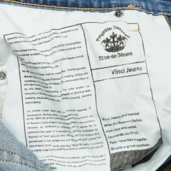 Blue De Gênes Vinci Pala Used Jeans Blue Denim^ Underdele