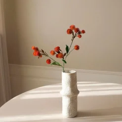 Botané Studios Echinops Ritro Thistle Ball Branch Dark Orange^ Kunstige Blomster