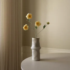 Botané Studios Four Heads Poppy Flower Yellow^ Kunstige Blomster