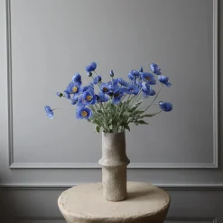 Botané Studios Poppy Flower Blue^ Kunstige Blomster