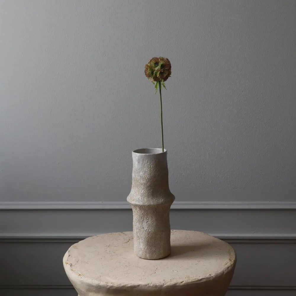 Botané Studios Scabiosa Seed Pod Flower Purple^ Kunstige Blomster