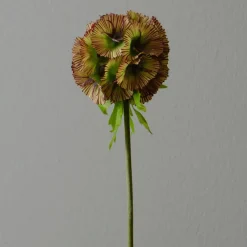 Botané Studios Scabiosa Seed Pod Flower Purple^ Kunstige Blomster