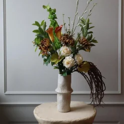 Botané Studios Semi-Cactus Dahlia Flower Orange^ Kunstige Blomster