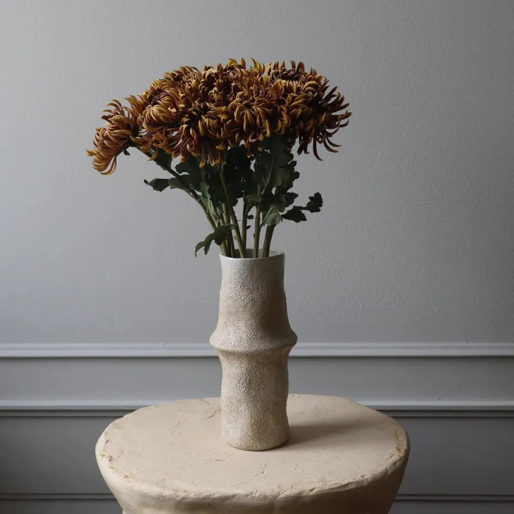 Botané Studios Semi-Cactus Dahlia Flower Brown^ Kunstige Blomster