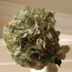 Botané Studios Short Hydrangea Flower Pale Green^ Kunstige Blomster