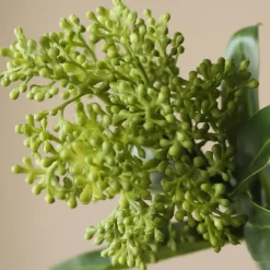 Botané Studios Skimmia Berry Branch Green^ Kunstige Blomster