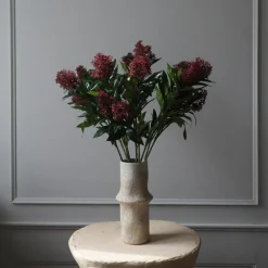 Botané Studios Skimmia Berry Branch Purple^ Kunstige Blomster