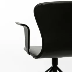 Bruunmunch PLAY Arm Chair Swing Sort Hero Læder^ Stue|Kontor