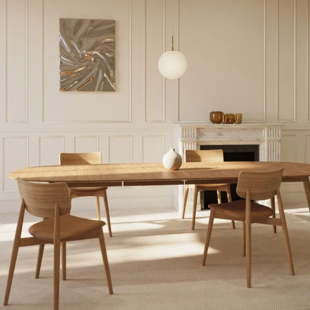 Bruunmunch PLAYdinner Lamé Hvidolieret Eg Inkl. 2 Tillægsplader^ Køkken|Borde