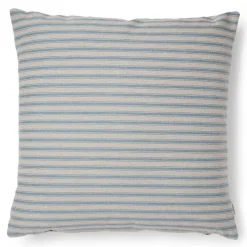 Compliments Outdoor Fine Stripe Cushion Dusty Blue 45x45 cm^ Udendørs|Puder