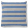 Compliments Outdoor Stripe Cushion Blue 45x45 cm^ Udendørs|Puder