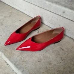 Copenhagen Shoes Make Passion Patent Red Patent^Dame Sko