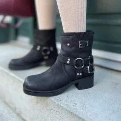 Copenhagen Shoes The Magic Move Nubuck Black Nubuch^Dame Sko