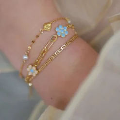 Enamel Copenhagen Bracelet Elie Gold-Plated^Dame Accessories|Smykker