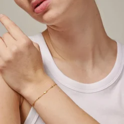 Enamel Copenhagen Bracelet Kia Gold-Plated^Dame Accessories|Smykker