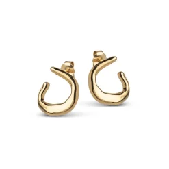 Enamel Copenhagen Earrings Inga Gold-Plated^Dame Accessories|Smykker