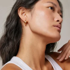 Enamel Copenhagen Earrings Daia Gold-Plated^Dame Accessories|Smykker