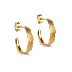 Enamel Copenhagen Hoops Ane Gold-Plated^Dame Accessories|Smykker