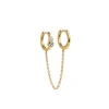 Enamel Copenhagen Hoops Nova Chain One Piece Gold-Plated^Dame Accessories|Smykker