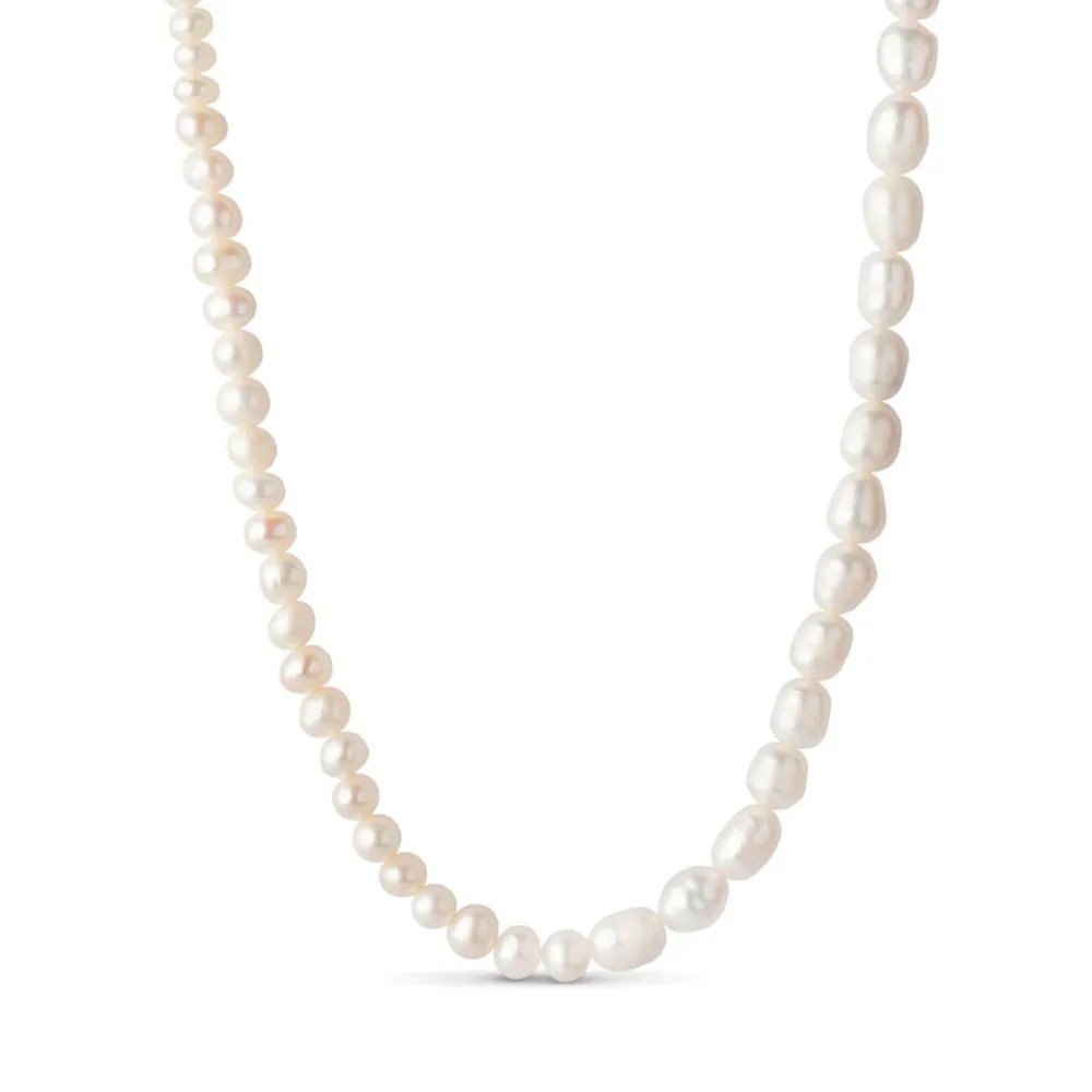 Enamel Copenhagen Necklace Pearlie Gold-Plated^Dame Accessories|Smykker