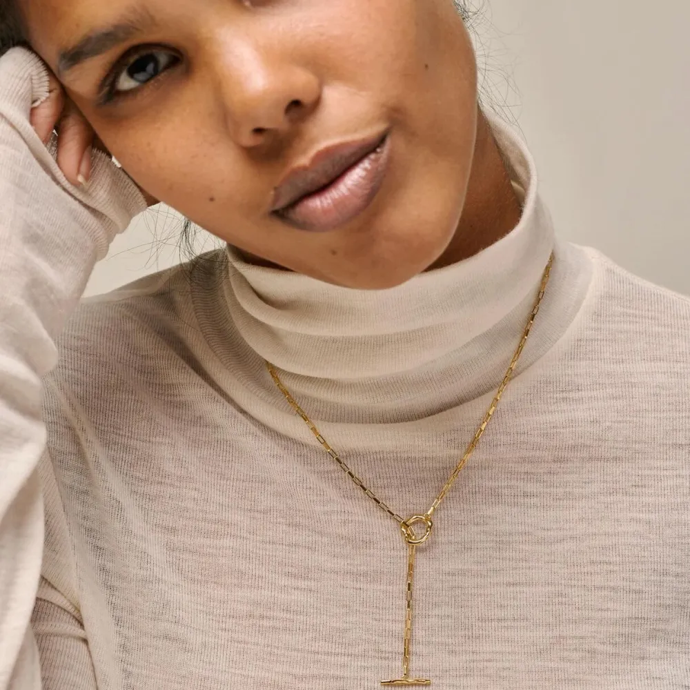 Enamel Copenhagen Necklace Noel Gold-Plated^Dame Accessories|Smykker