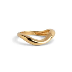 Enamel Copenhagen Ring Agnete Small Gold-Plated^Dame Accessories|Smykker