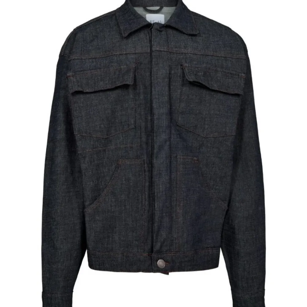 ET AL ORIGINALS ET AL Driver Jacket Raw Denim Dark Blue^ Overtøj|Overdele