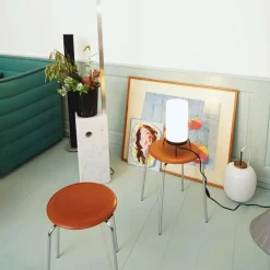 Fritz Hansen 3170 Dot Walnut Leather^ Soveværelse|Køkken