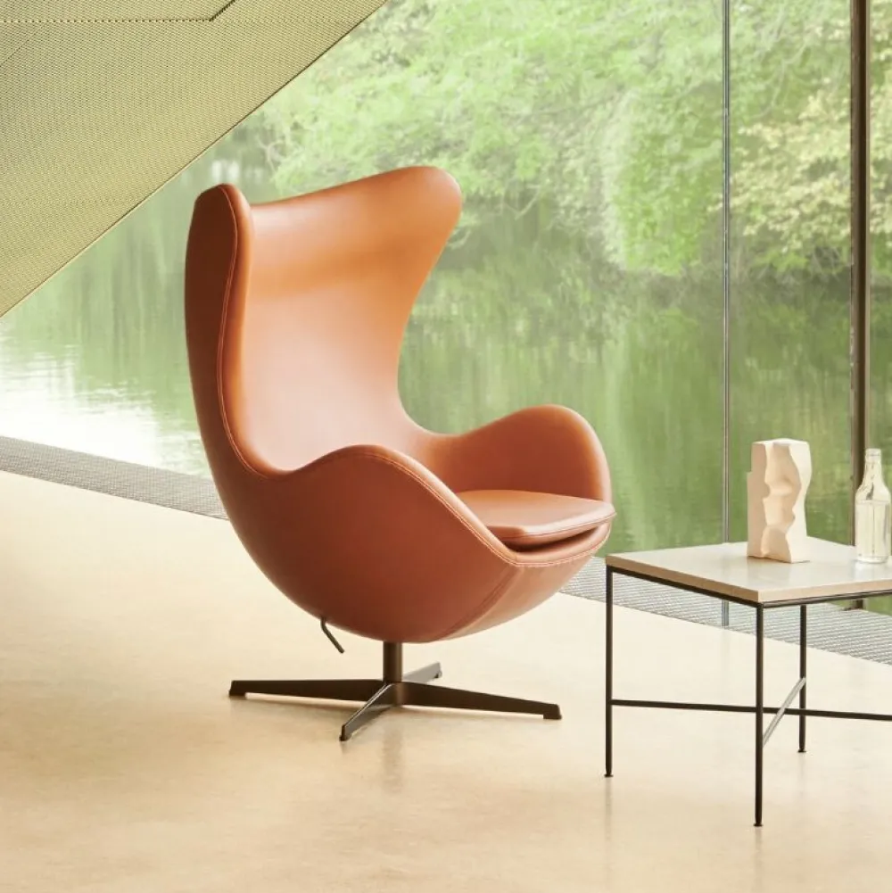Fritz Hansen 3316 Ægget Grace Læder^ Stue|Stole