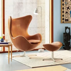 Fritz Hansen 3316 Ægget Grace Læder^ Stue|Stole