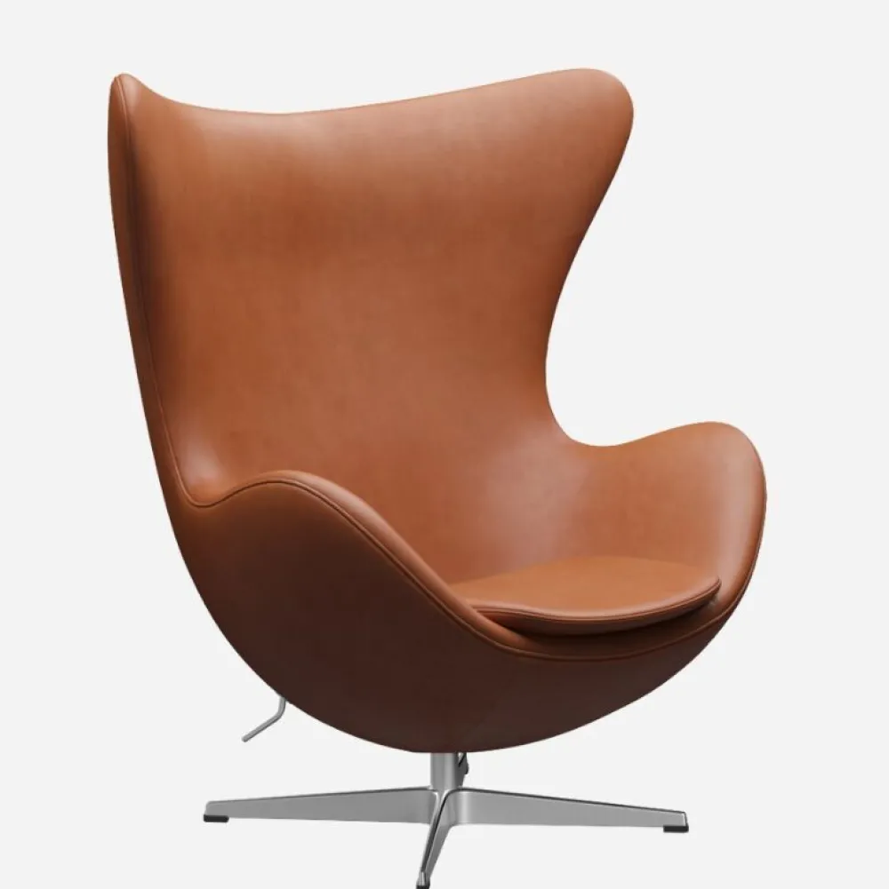 Fritz Hansen 3316 Ægget Grace Læder^ Stue|Stole