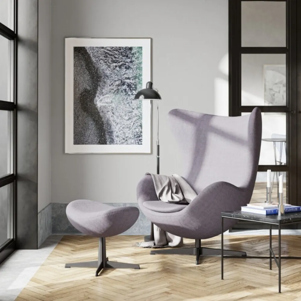 Fritz Hansen 3316 Ægget Re-Wool^ Stole|Stue