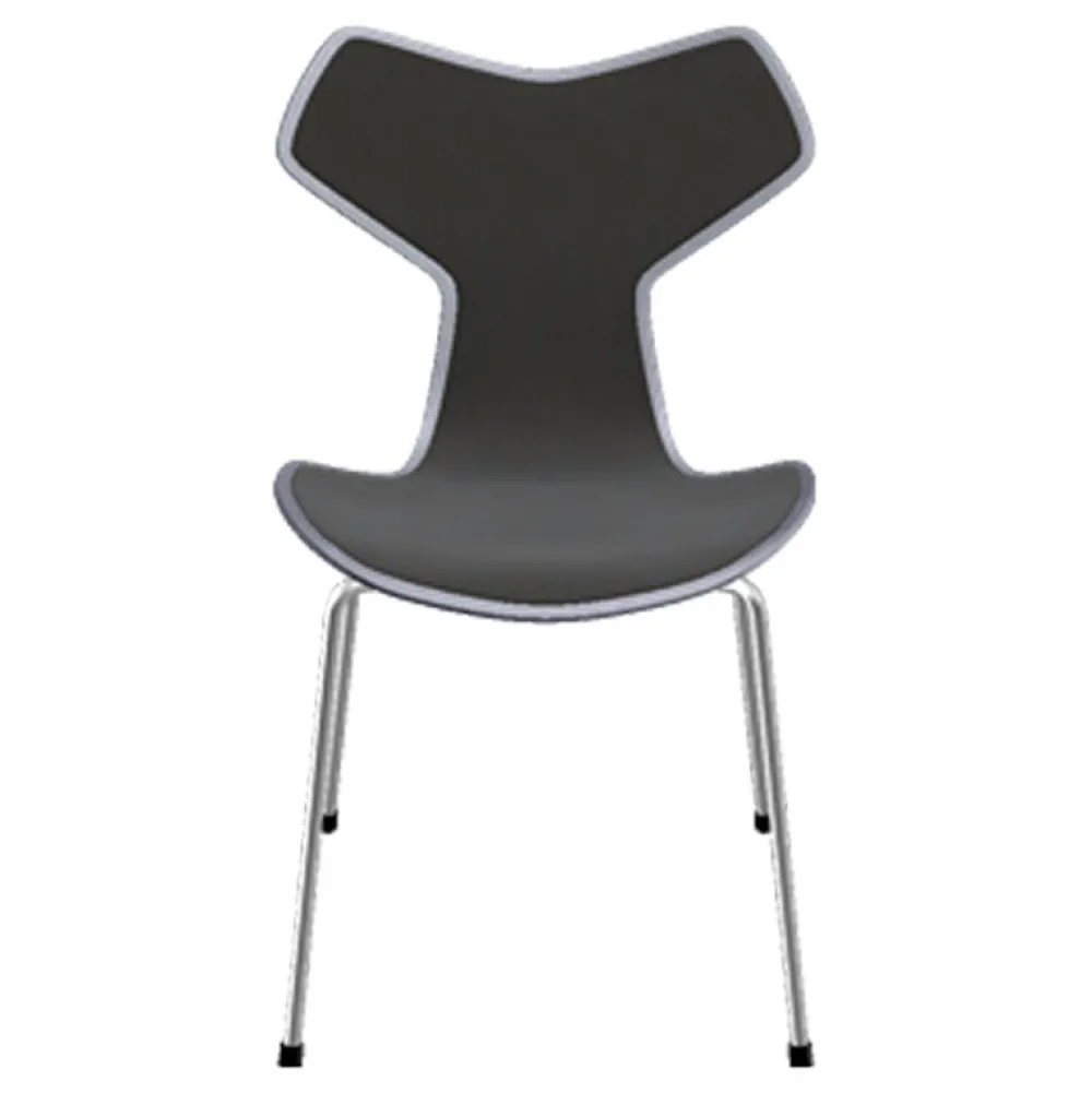 Fritz Hansen 3130 Grand Prix Stol Forsidepolstret Læder^ Køkken|Stole