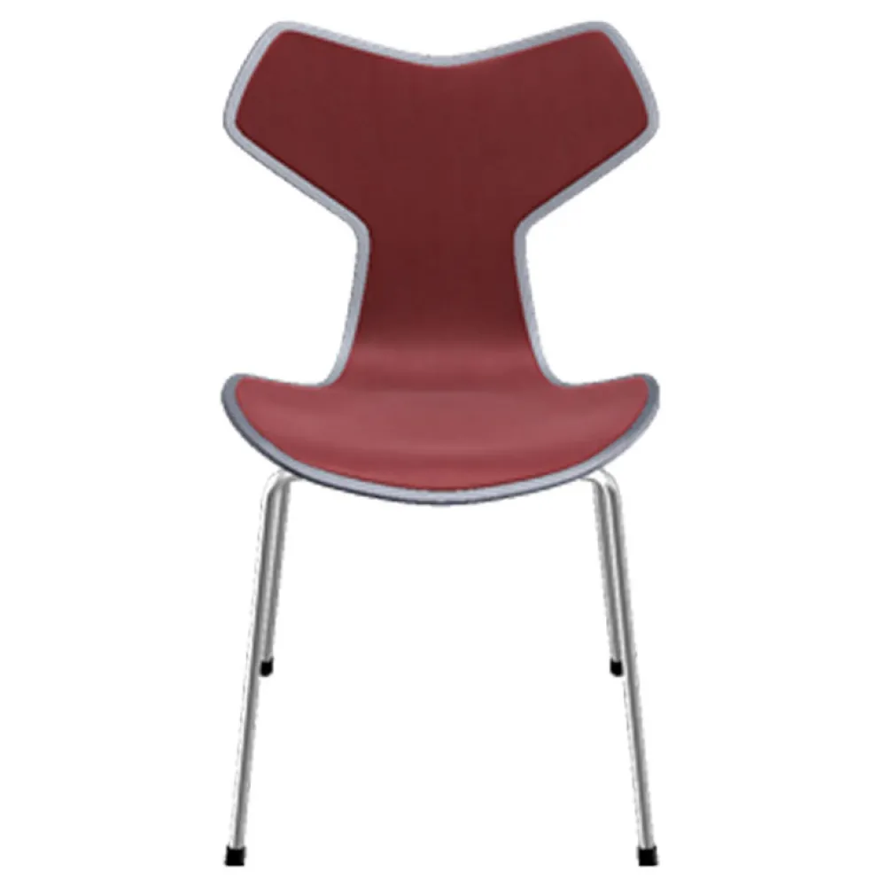 Fritz Hansen 3130 Grand Prix Stol Forsidepolstret Læder^ Køkken|Stole