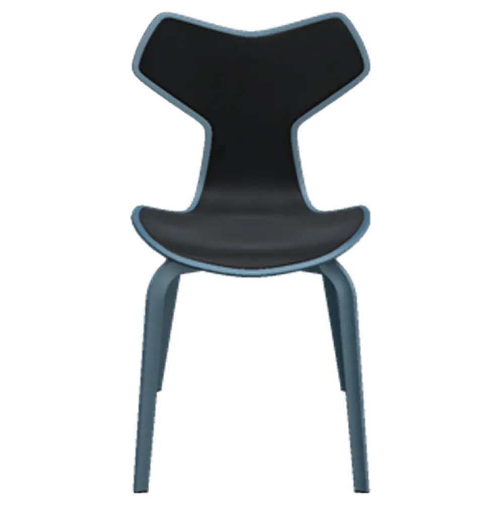 Fritz Hansen 4130 Grand Prix Stol Forsidepolstret Læder^ Køkken|Stole