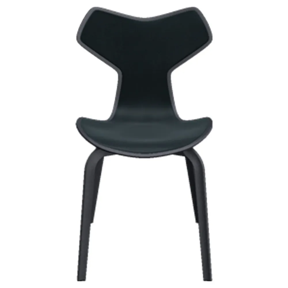 Fritz Hansen 4130 Grand Prix Stol Forsidepolstret Læder^ Køkken|Stole