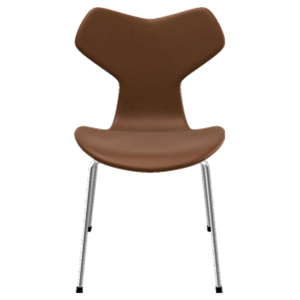 Fritz Hansen 3130 Grand Prix Stol Fuldpolstret Læder^ Køkken|Stole